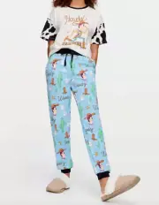 NEW PETER ALEXANDER TOY STORY WOODY PJ SET TOP & PANTS WOMENS MEDIUM RRP$159.90