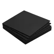 EVA Foam Sheets Black 9.8 Inch x 9.8 Inch 5mm Thick Crafts Foam Sheets Pack of 8