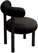 Exquisite Modern Chairs for Girls' Bedrooms Stylish Nail and Stools for Dressing Tables and Dressing Rooms Black Color