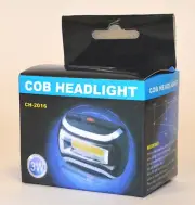 COB White LED Headlight with Head Strap CH-2016 *New, Free Shipping*