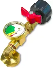 Propane Refill Adapter for 1lb. Tanks, 90 Degree Propane Adapter 20