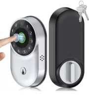 Keypad Fingerprint Deadbolt Electronic Door-Lock Touch Control Keyless Entry NEW