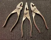 SNAP ON Tools USA NEW 3pc No Dip Mini Slip Joint Plier Set PL344BCFND US Made!