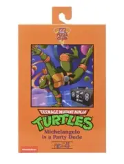 NECA 2023 Teenage Mutant Ninja Turtles VHS Animated Series MICHELANGELO 14+ New
