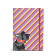 Radley London HARLEQUIN Scottie dog Scottish Terrier A5 journal