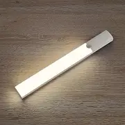 Shenzhi Tech Induction Magnetic Lamp, USB Rechargeable LED Light Bar, Auto Sensor Wall Strip Lights Dimmable Desk Lamp for Under Cabinet Mirror, Closet, Room, Kitchen Lighting Wireless (White)