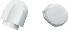 Replacement Set of 2 Knobs for Kitchen Aid Stand Mixer - White Plastic