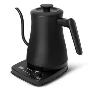 TUMIDY Electric Gooseneck Kettle Temperature Control 1L 8 Variable Presets Po...