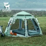 Qunature Camping Tent Outdoor Automatic Quick Pop Up Instant Tents With Canopy