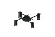 Tache Interior Ceiling Spot Light GU10 X 4 Black Adjustable