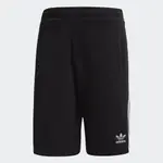 ADIDAS 短褲 3-STRIPES 男款 黑 愛迪達 三線條 三葉草 膝上褲【ACS】 DH5798