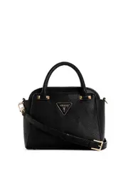 GUESS Women's Black Avis Small Satchel Bag
