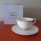 Maxwell & Williams - Teas & C's - White Footed Cup & Saucer - BRAND NEW IN BOX