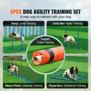 1 Complete Dog Agility Training Set Equipment High Jump Training Pole Accessor