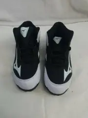Mizuno Youth 9-Spike Advanced Franchise 9 Mid Baseball Cleat Black/White Size 5