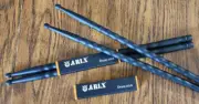 Drum Sticks 5a Drumstick 2 Pack Carbon Fiber Drumsticks Black Wave Anti Slip New