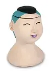 Little Heads candle holders - every one unique - NT111