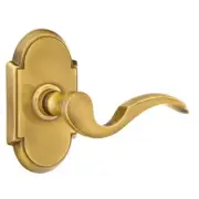 Emtek Cortina Door Lever Privacy Set #8 Rosette French Antique