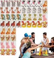 Mahjong Seasides Escape Game - 48pcs Mahjong Game Blocks | Chinese Zodiacs Mahjong | Traditional Tile Stacking Mahjong Game for Family Games, Exercise Thinking Skills, Living Room, Dormitory