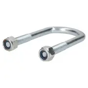 1 Twin Parabolic Leaf Spring High Tensile U Bolt Nuts For Ifor Williams Trailers
