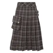 [OPEN YY] Check Cargo Pocket Kilt