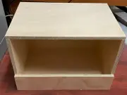 Poultry Chicken chook single laying breeding nesting box w lid PLY