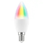 Brilliant Smart WiFi LED RGB Smart Light Bulb E14 C37, 350 Lumens, 4.5W, Dimmable, Bio-Rhythm Lighting Via BrilliantSmart App Remote Control Enabled 220 degrees Beam Angle [21892]