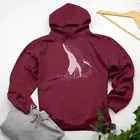 Whale Ink Drawing Hoodie Various Size & Colours
