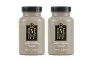 2x Plaid FolkArt Water-Based 236ml One Decor Paint Eggshell Finish Fresh Earth