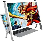 Magnifying Glass,3X Reading Laptop Screen Stand, Compatible with 14/15/16/17/18/20 Inch Mobile Phone, Tablet, Laptop Screen Portable Amplifier D, Computer Gifts