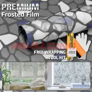 *36"x72" Frosted Film Glass Home Bathroom Window Security Privacy Sticker #5039b