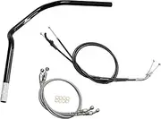 H708-070B '94-'08 ZRX400/II Handleset, Police Type 2 (Type 2), Black
