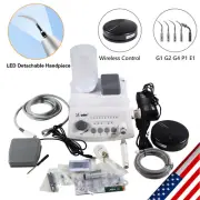 Portable Dental Ultrasonic Scaler with LED Detachable Handpiece 2 Water Supply