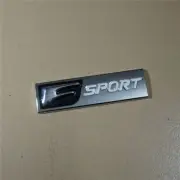 1x Chrome Silver Black White F-SPORT Rear Metal Sticker Badge Emblem Decal Turbo (for: Subaru)