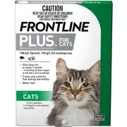 Frontline Plus Cat Green Topical Tick & Flea Control - 2 Sizes