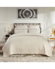 Orchids Lux Home 610 Thread Count HamiltonMatelass Coverlet