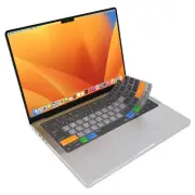 MacOS Shortcut Guide Keyboard Cover for Apple MacBook Pro 14 inch and MacBook...