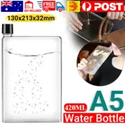 420ml A5 Paper Kettle Flat Pad Water Bottle Portable Book Drinks Cup Memobottle