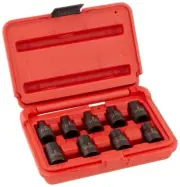 Sunex International 3670SE 9 Pc. External Torx Socket Set - E5 thru E16