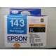 EPSON 143 T1431 原廠黑色雙包裝 XL高印量 ME900WD/ME960FWD/ME82WD/ME940FW/WF-7011/WF-7511/WF-7521/WF-3521/WF-3541