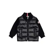 [Moncler] Moncler Quilted Knit Cardigan 9/12 IT BLACK
