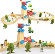 Build & Play 65 Pcs Figure 8 Lift & Load Train Set