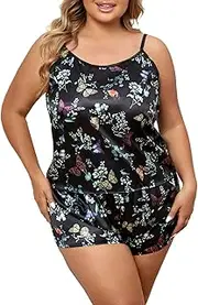 [Generic] Womens Nightwear Sexy Sets Plus Size Sexy Sleepwear Women Shorts Silk Pyjamas Set Sexy Plus Size Silk Pyjamas Shorts Set Silk Satin Pyjamas Set Short Loungewear Sets Pyjamas