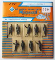 VINTAGE 80's ROCO HO MODEL MINIATURES MINITANKS 1:87 WWII ARMY LEADERS NEW !