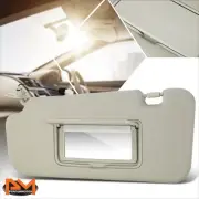 For 09-14 Nissan Murano Passenger Right Side Sun Visor Sunshield w/ Mirror Gray (for: Nissan)