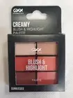 Oxx Cosmetics Creamy Blush & Highlight 6 Palette Sunkissed