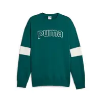 在飛比找蝦皮商城優惠-PUMA 大學T 流行系列 綠色 P.TEAM 圓領衫 E.