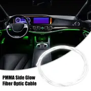 1.5m 4.92ft 6mm 0.24" Transparent PMMA Optic Fiber Side Glow Cable for Car