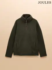 Heritage Fleece Dark Green Quarter Zip (AU7272) | $196