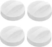 TEHAUX 4pcs Microwave Oven Knob Replacement Timer Control Knob for Efficient Cooking Easy Installation and Operation Compact for Microwave Ovens
